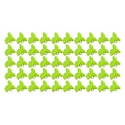 50pcs Fishing Hook Protectors Treble Hook Covers with Snap Lock Design for Organized Tackle Box Stainless Steel Polyethylene Hook Bonnets Avoid Tangling and Scratches